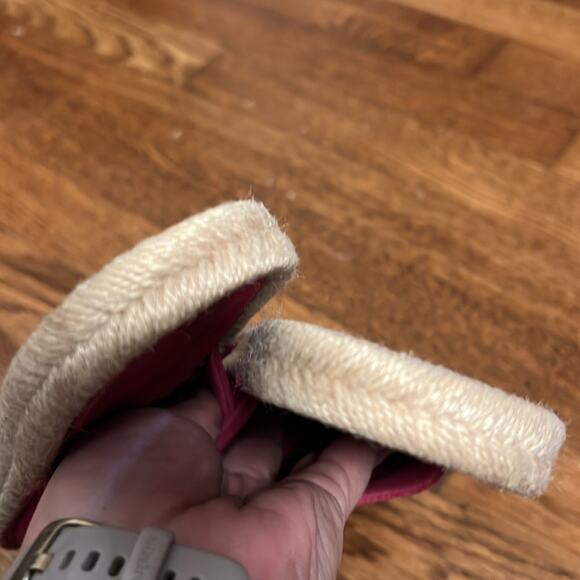 Acorn Women's Pink Suede Espadrille Slip-On Mule Size 7 - Picture 6 of 7